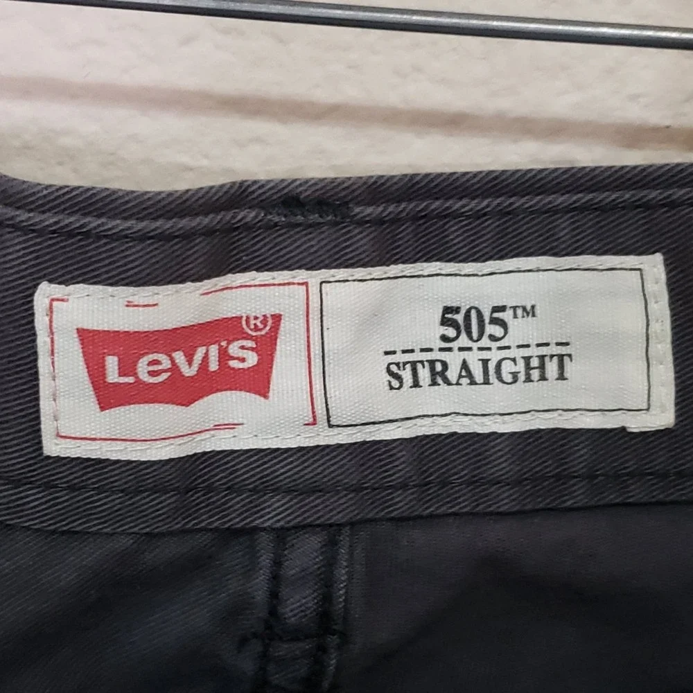 Levi's Grey Jeans Pants 505 29X29 - Picture 5 of 9